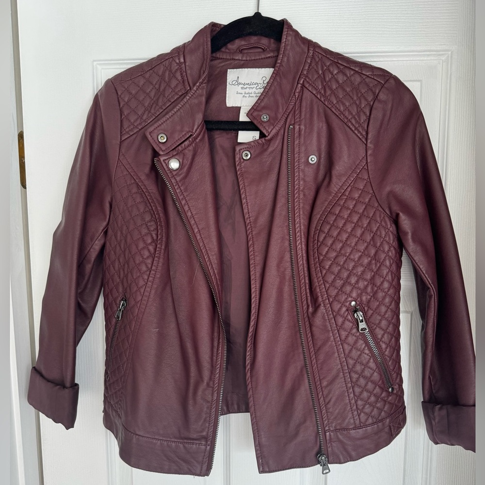 (2) American Rag Jackets (Brown and Maroon)
